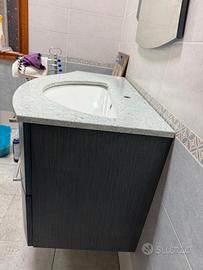 Mobile bagno azzurro