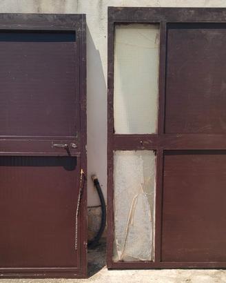 Porte di ferro per garage/magazzino/box