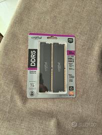 Ram Crucial DDR5 6400 cl38 NUOVE