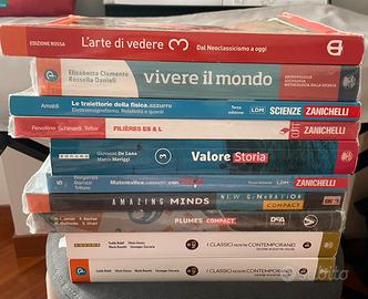 Libri vari dalla 3° alla 5° superiore.