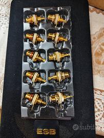 RCA femmina placcato oro originali ESB 