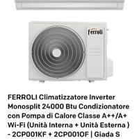 Climatizzatore FERROLI 24000 BTU