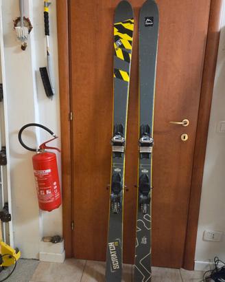 sci twin tip con attacco