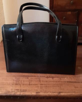 Borsa nera di pelle 