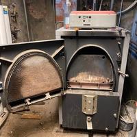 caldaia a legna a fiamma rovesciata Unical 40 Kw