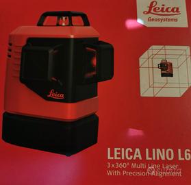 Livella laser LEICA LINO L6 R più LEICA TRI 75