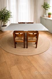 Tavolo allungabile 190 cm con 4 sedie legno