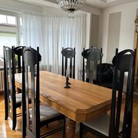 CASSINA SET di 6 sedie ARGYLE 1973