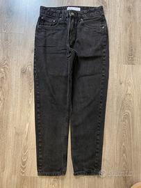 jeans denim neri bershka