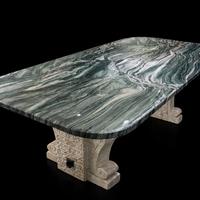 Tavolo in marmo verde brasiliano 170X90