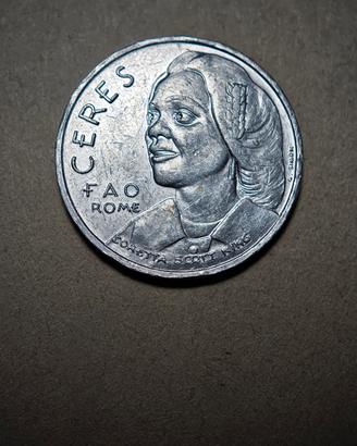 Medaglia Ceres Fao Roma Gettone Token 29mm 