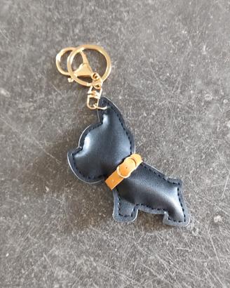 Portachiavi bulldog francese nero