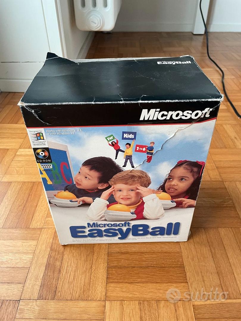 Microsoft Easyball Trackball Mouse 1995 vintage - Informatica In ...
