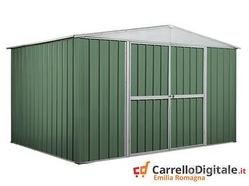 Box in lamiera Acciaio 360x260cm 9mq verde scuro