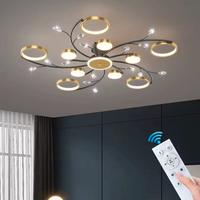 Lampadario da soffitto a led fiore 90w dimmerabile