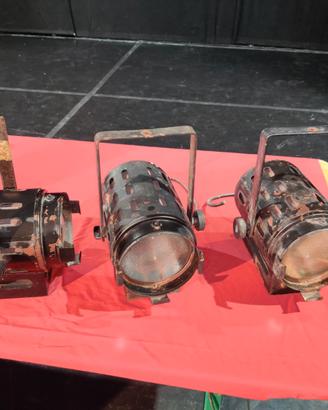 Fari PC vintage da teatro (3 pz.)
