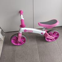 Bici bambina balance Velo rosa