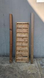 Grata in legno impregnato 50x150 con 2 montanti