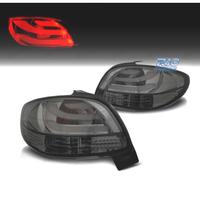 FANALI PEUGEOT 206 98-09 LIGHT BAR FONDO CROMATO A