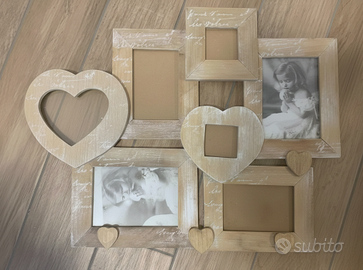 Cornice Collage Shabby Chic – 68x49 cm – Portafoto