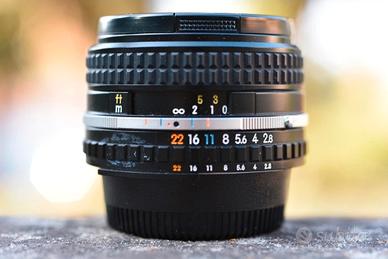 Obiettivo Nikon nikkor Series E 28mm f/2.8 Pancake