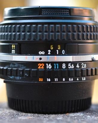Obiettivo Nikon nikkor Series E 28mm f/2.8 Pancake