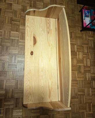 Cassapanca in legno 