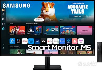 SAMSUNG Smart Monitor M5 M50D Nero 27 FHD 60Hz 4ms