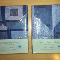 2x Completi copripiumino singolo Magic, nuovi