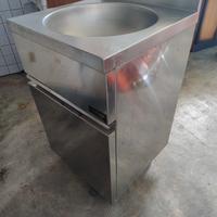 Lavandino in acciaio inox 