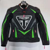 Giacca moto donna in pelle XRACE triumph M/L