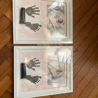 Cornice bimbo/bimba con set manina/piedino