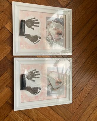 Cornice bimbo/bimba con set manina/piedino