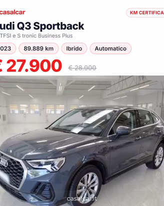 Audi Q3 Sportback 45 TFSI e S tronic Business...