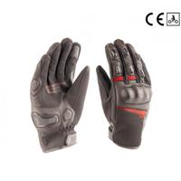 GUANTO PELLE SPORTIVO MOTO OJ G213 RED PROTEZIONI