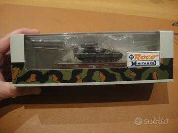 Roco Minitanks 883 scala HO treno militare