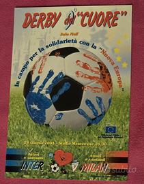 CARTOLINE PROMOCARD SERIE DERBY  INTER - MILAN