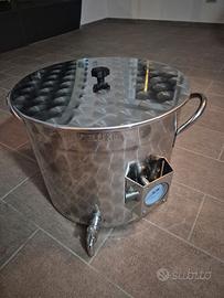 Pentola inox per birra 50 litri