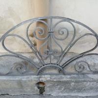 Sopraporta in ferro battuto