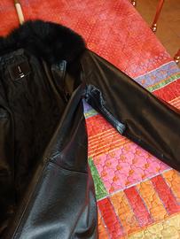 Cappotto donna in pelle