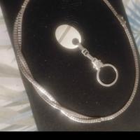 collana e portachiavi argento 