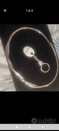 collana e portachiavi argento 
