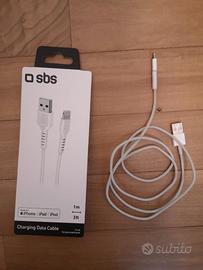 SBS CAVO DATI USB 2.0 APPLE LUNGHEZZA 1 MT BIANCO
