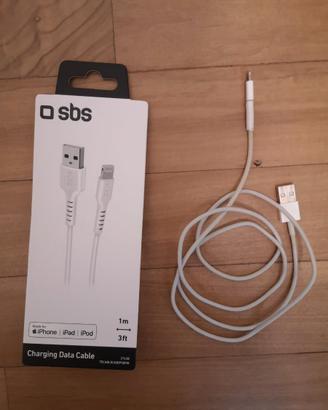 SBS CAVO DATI USB 2.0 APPLE LUNGHEZZA 1 MT BIANCO