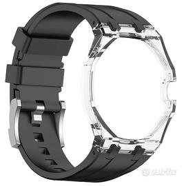 Cinturino  Royal Pop Swatch X AP Nero ore 3