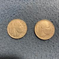 N.2 monete 20 cent 1941