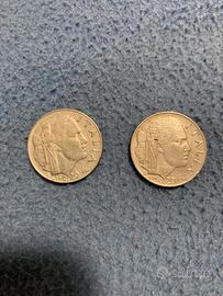 N.2 monete 20 cent 1941