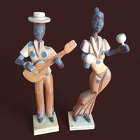 statuine legno 