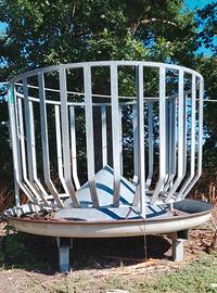 porta rotoli zincati per ovini