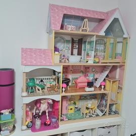  casa di barbie in legno